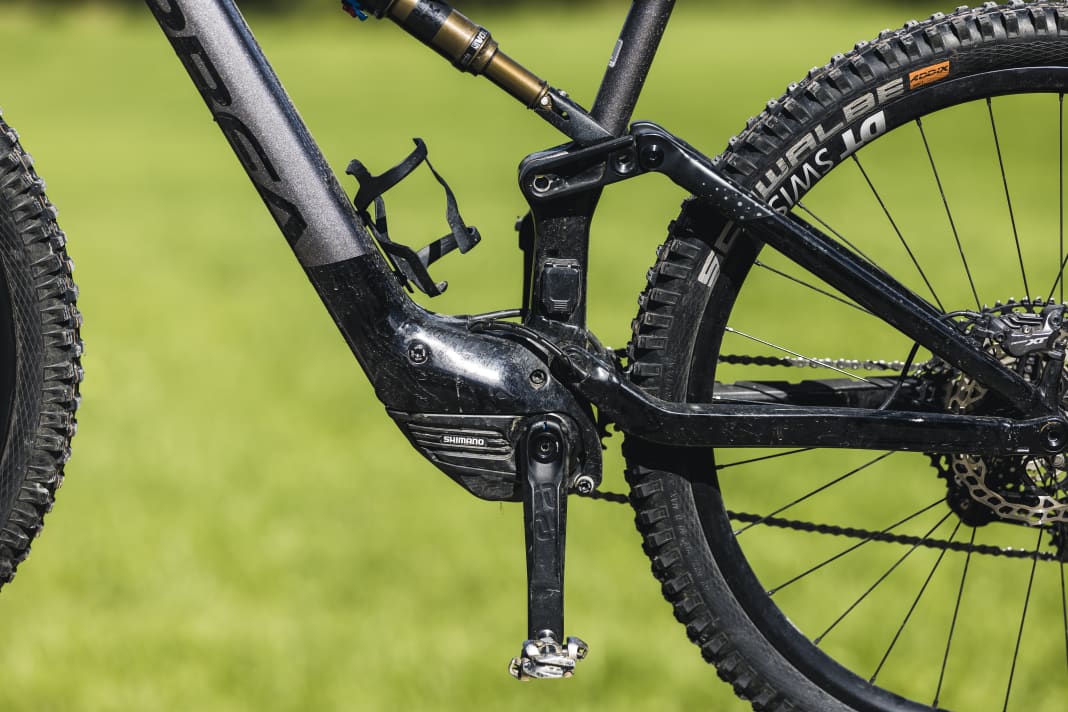 The integration of the EP8 RS is a success - however, the other light drives can be integrated into the frame more slenderly due to their size.