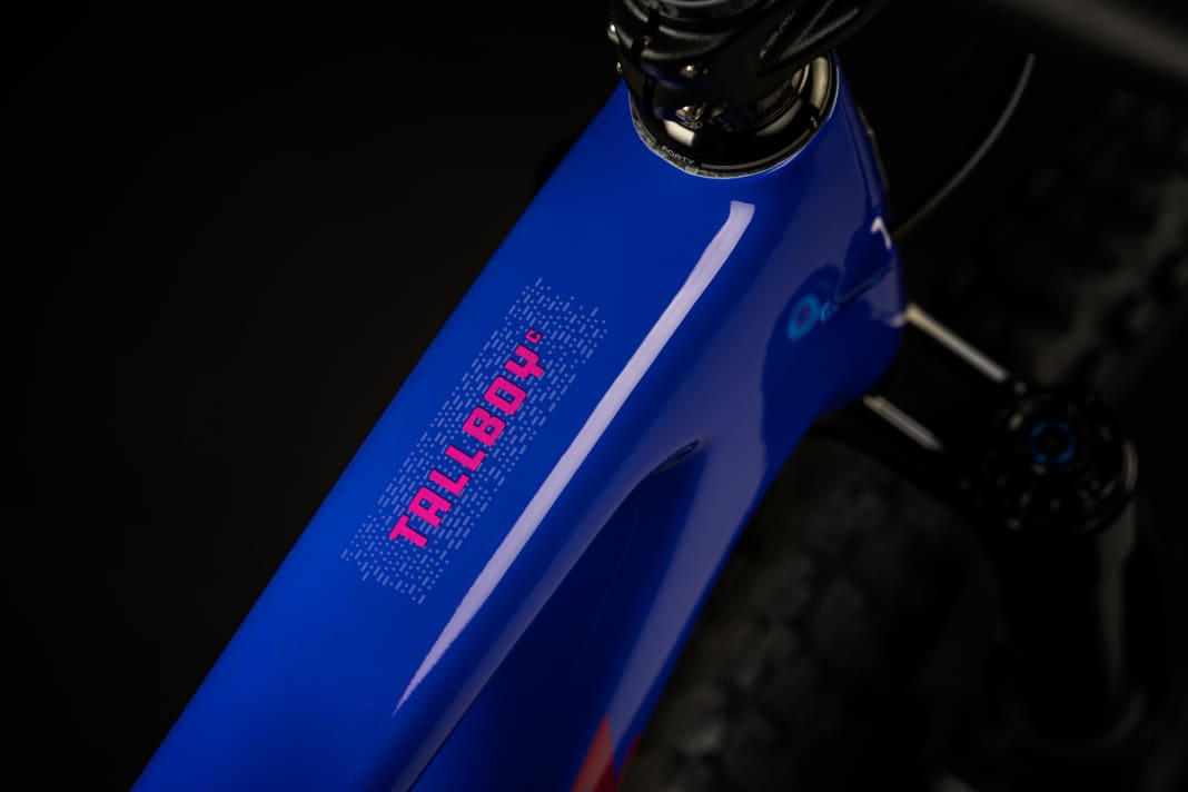 New for 2023: the Tallboy trail bike. 