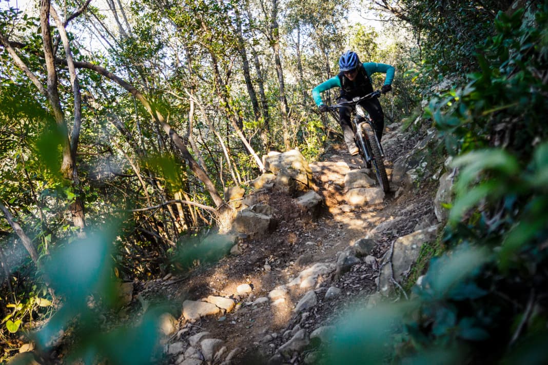 Once the working route for charcoal burners, today celebrated holiday trails for mountain bikers: the trails of Punta Ala 