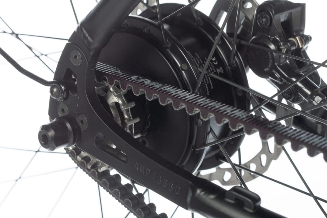 Consistent lightweight construction: Gates belt and economical dropout on the Ampler Curt.