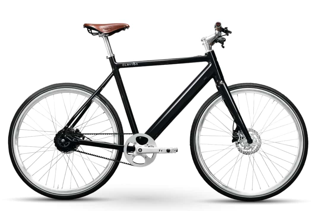 The urban e-bikes from Hamburg-based manufacturer Clayton Bikes stand for minimalism and design.