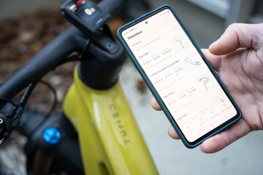 Update for the eBike Flow app with new functions.