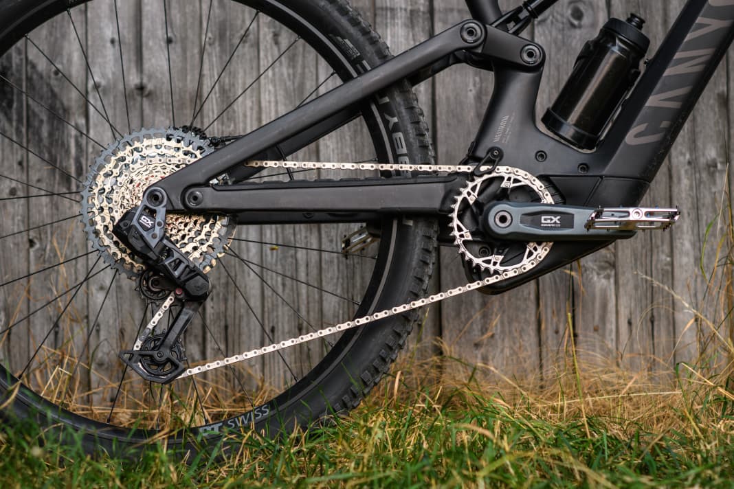 This is it: Sram's new GX Eagle transmission with a bronze look.