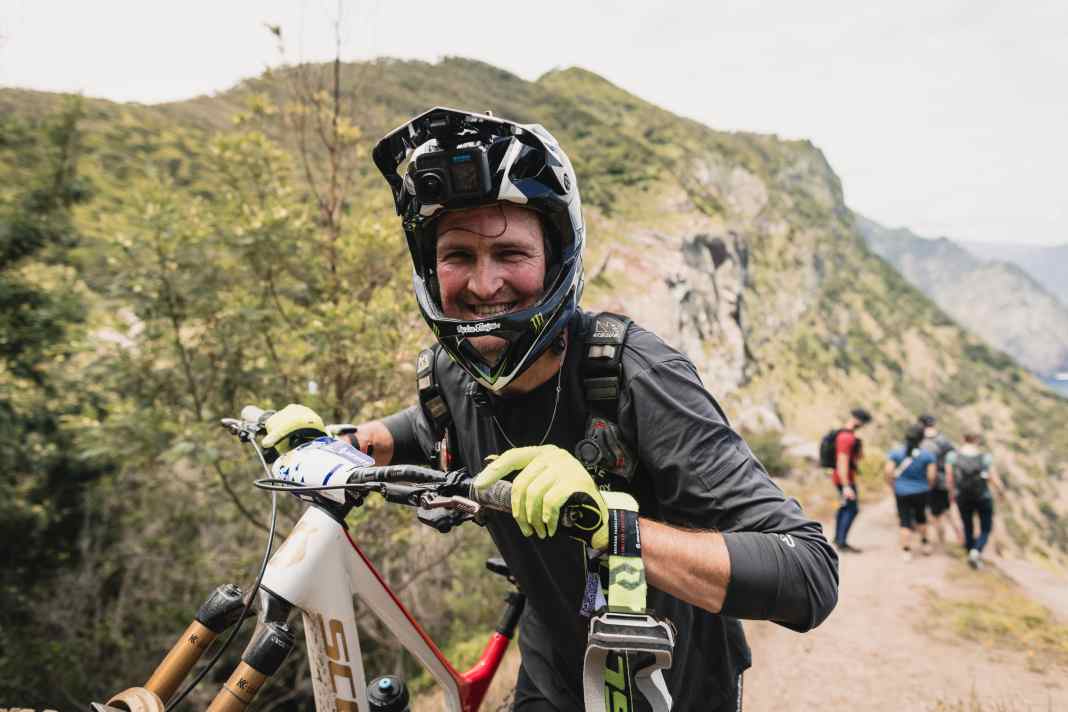 Normally rides the Red Bull Rampage: Freeride star Brendan Fairclough.