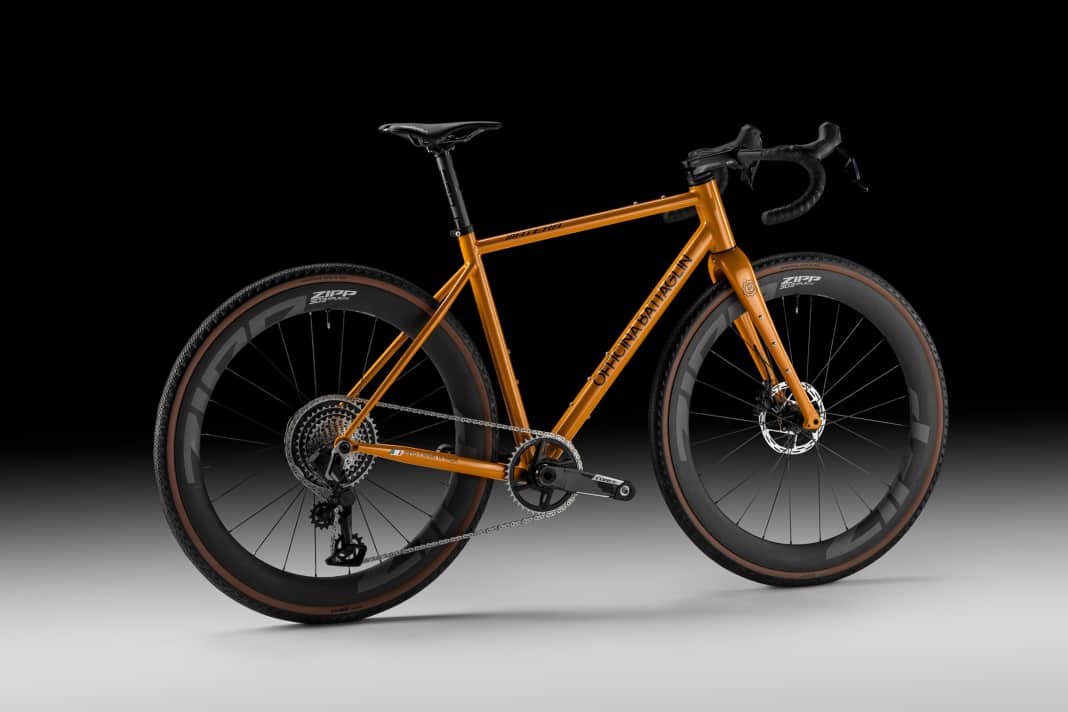The Officina Battaglin Matera is a steel gravel bike from Italy.