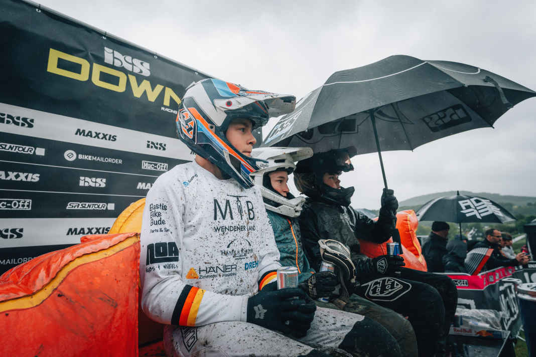 Day 3 brought rain in Willingen - but of course we rode anyway.