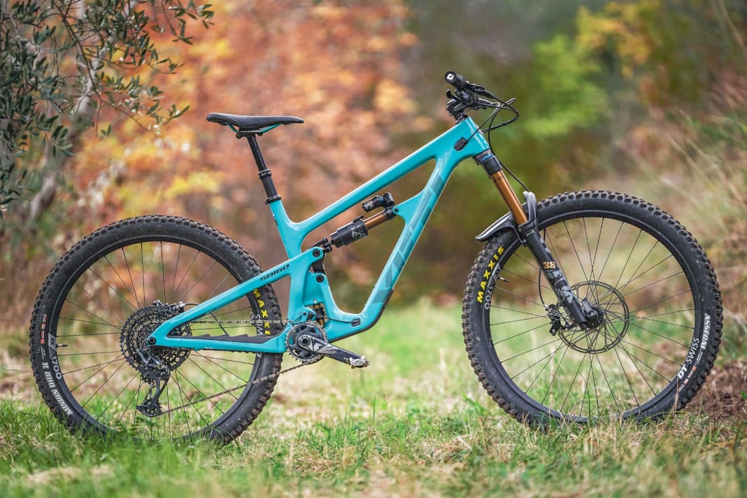 Enduro Yeti SB160 T1 in the 2023 test.