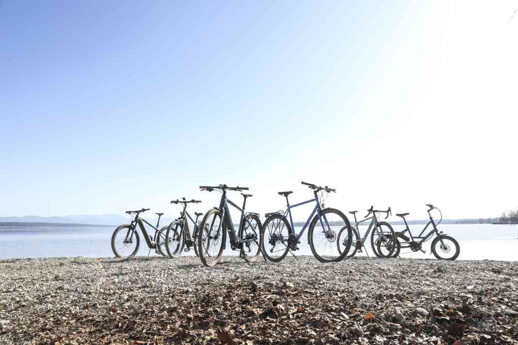 Six test bikes for around 1500 and 3000 euros respectively show what beginners and intermediates can expect.