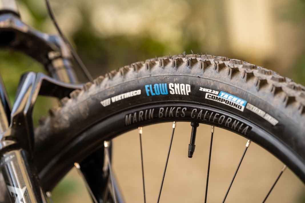 There is also special praise for the grippy Vee-Tire tyres, which Marin mounts tubeless ex works.