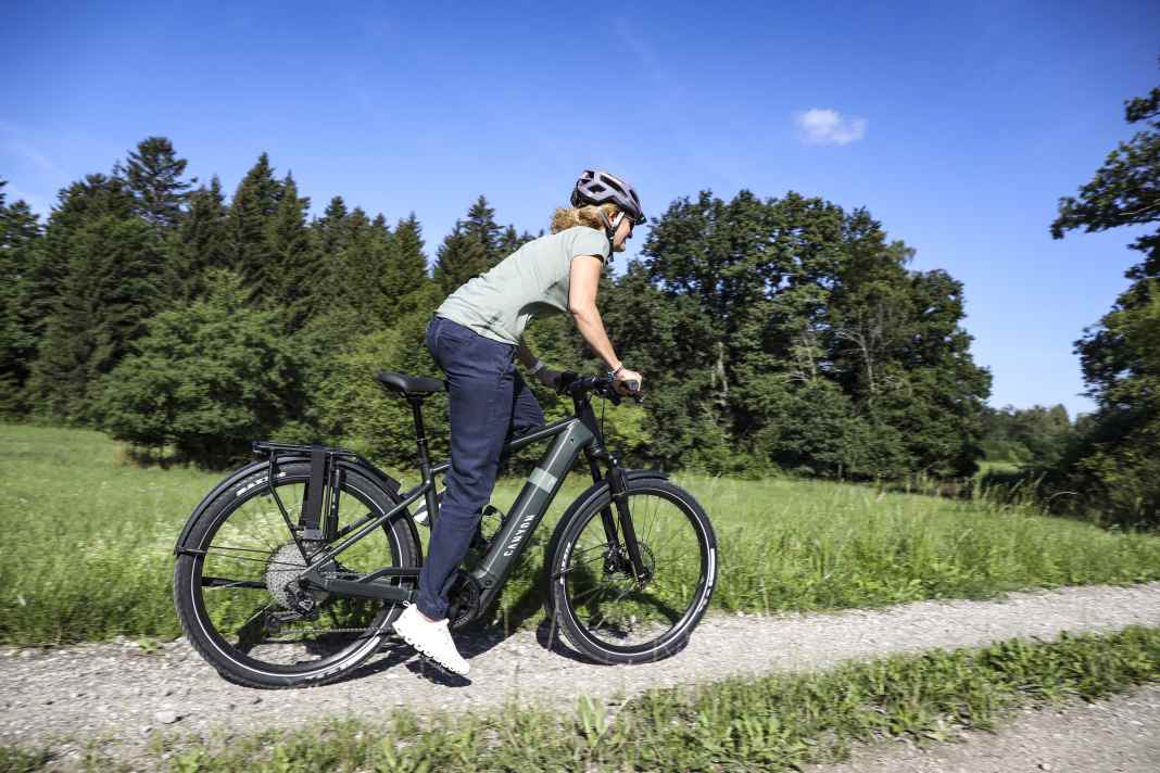 Das eine Bike für Alles? Canyons Pathlite:On will ein starker Allrounder für Touren aller Art sein.