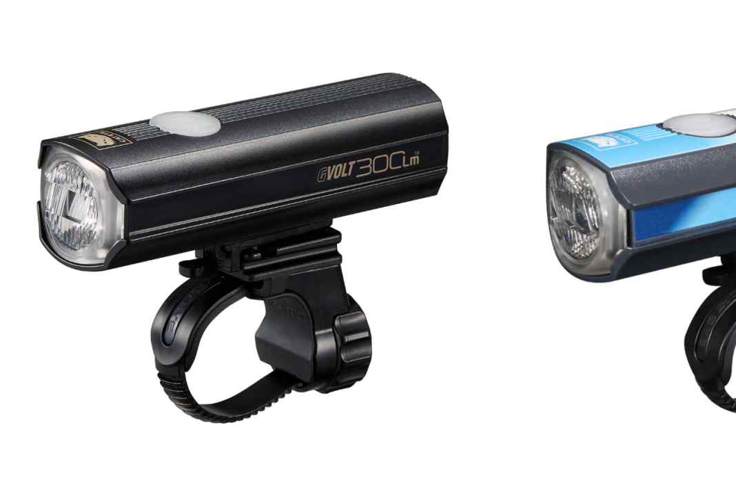 Das GVolt 300lm Frontlicht gibt's auch Limited Edition mit Heritage-Aufdruck (rechts). Der Preis ist identisch: 55,95 Euro.