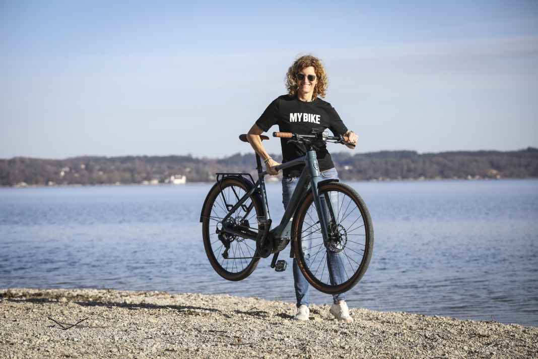 At 18 kilos, the Speeddrive can easily be lifted onto a rear rack or up a flight of stairs. A clear difference to the classic e-bike.