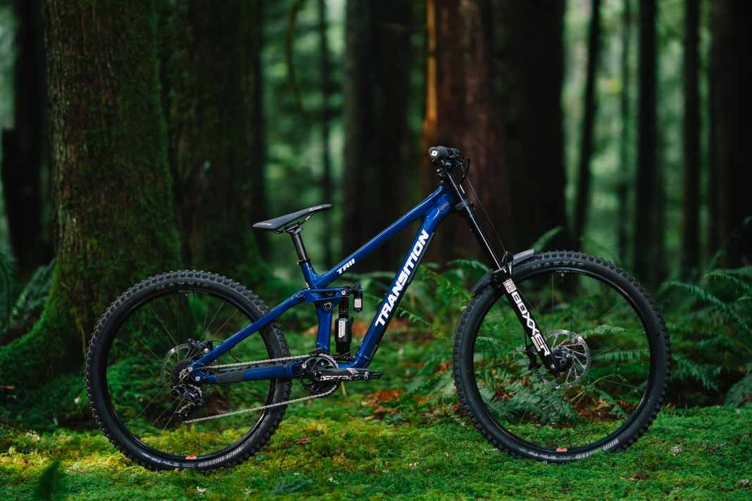 Blue wonder: The TR11 is designed for racers. Whether DH World Cup or hobby race.