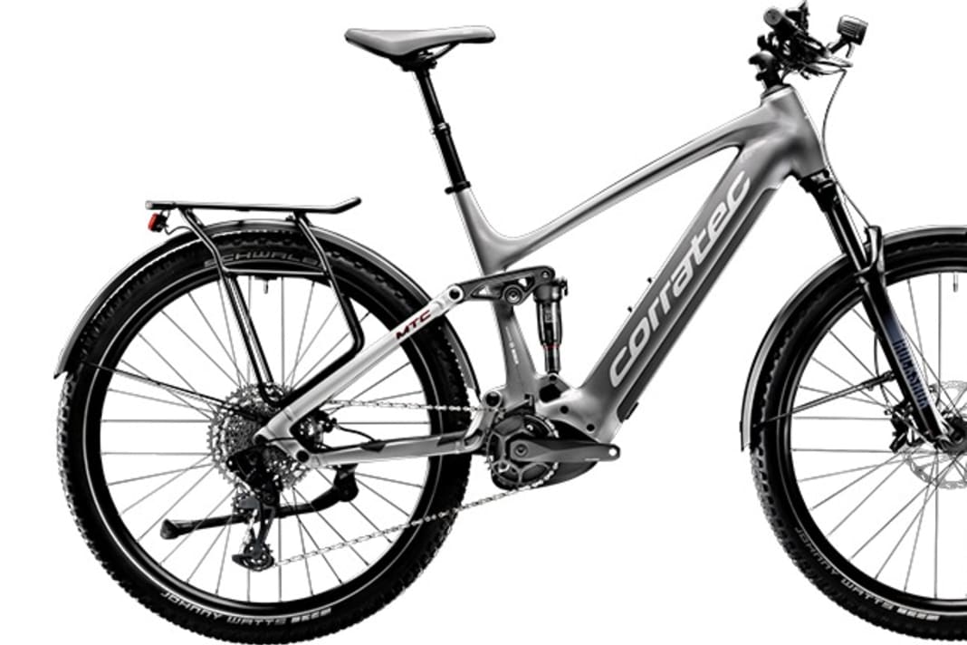 Das MTC 120 Pro für 5499 Euro ist das Topmodell der Baureihe und bietet neben besserer Ausstattung auch eine gefederte Vario-Sattelstütze.