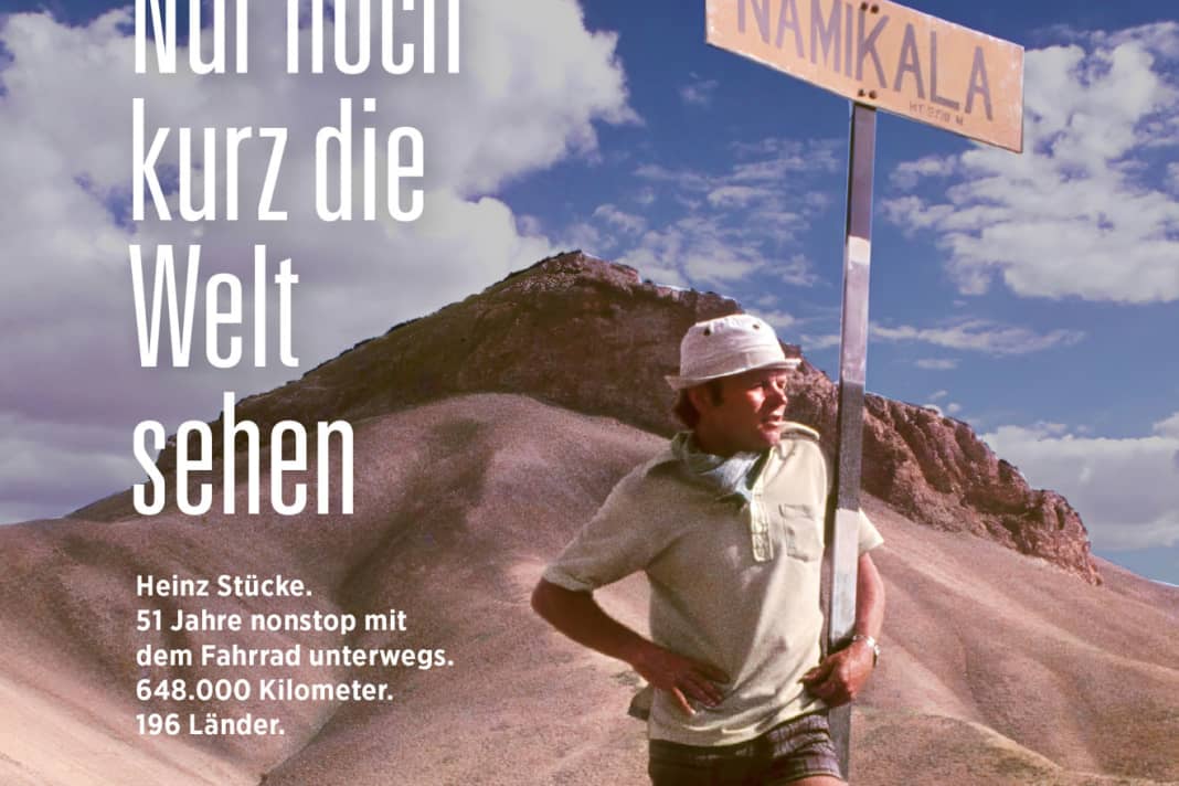 Cycling books for spring with exciting and inspiring stories - such as that of a man who has travelled 51 years in a row on his bike: See the world for just a short time by Carina Wolfram