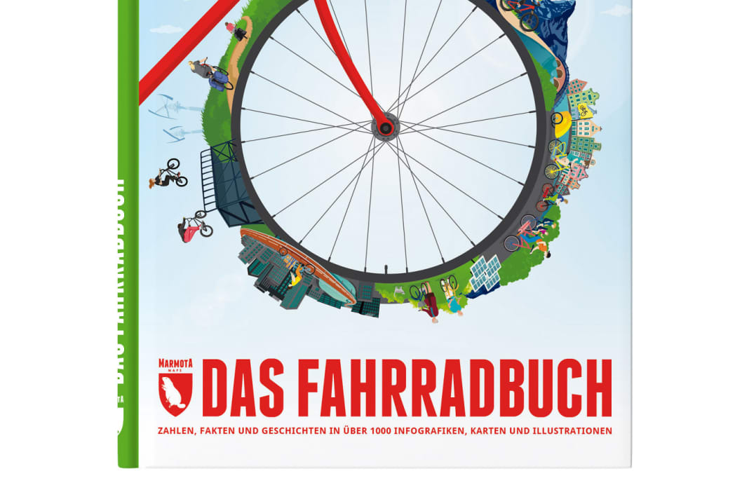 The cycling book by Jan Wittenbrink. Published by Marmota Maps, Hamburg, for 39.90 euros.