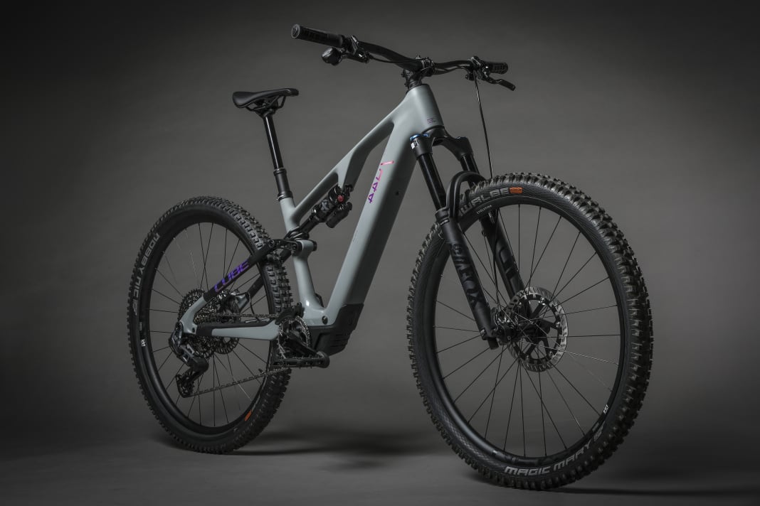 The Cube AMS Hybrid One44 TM targets trail fans with GX Transmission and solid suspension components. Cost: 6499 euros.