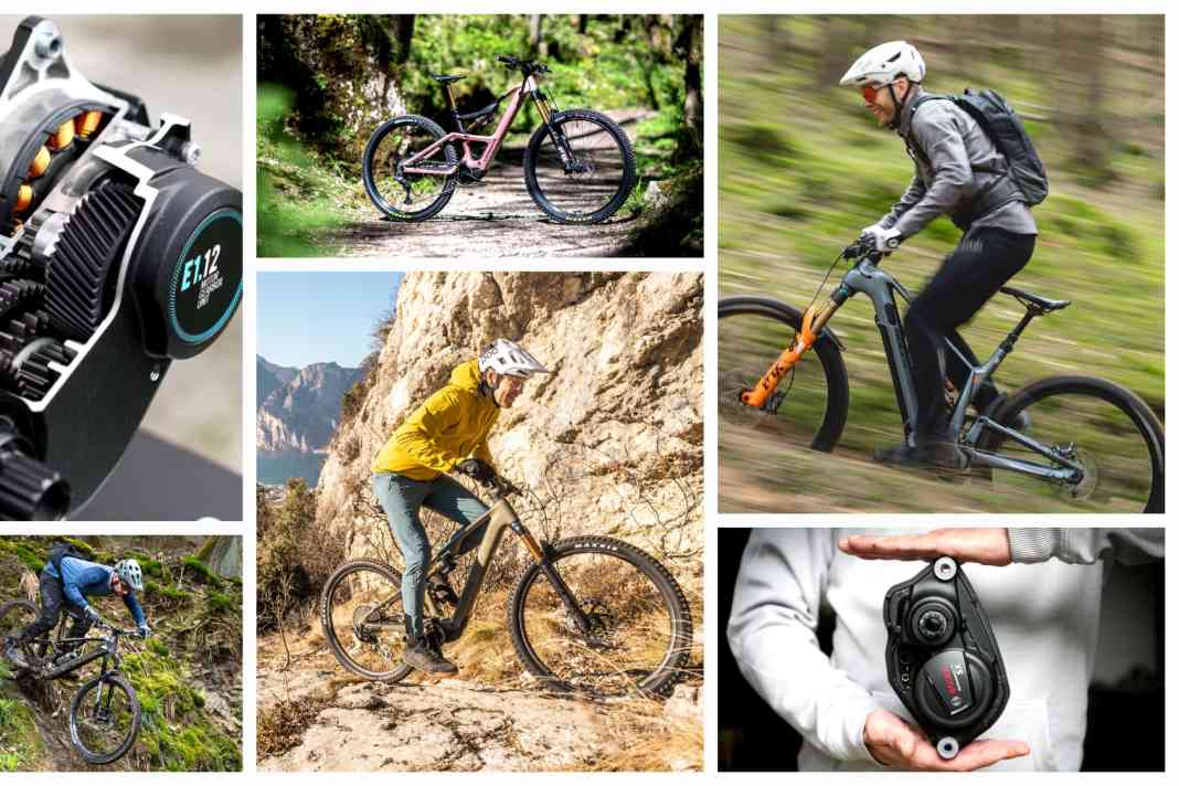 Die neuen Motoren von Bosch und Pinion, Bikes von Light bis Power, von Cube über Cannondale bis Canyon. An spannenden E-MTB Neuheiten wird es auch 2024 sicher nicht fehlen.