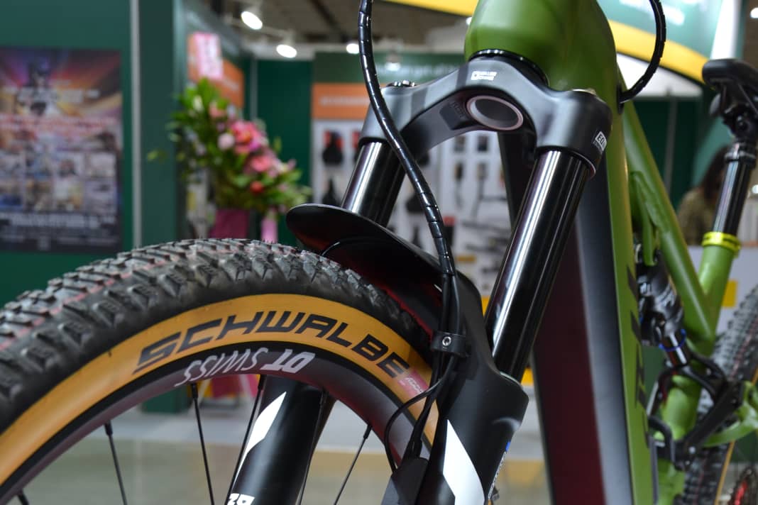 Bremsen-Hersteller Tektro zeigte auf der Taipeh Bike-Messe, dass die Taiwanesen der zweite Hersteller sind, der das Bosch ABS-System einsetzt.