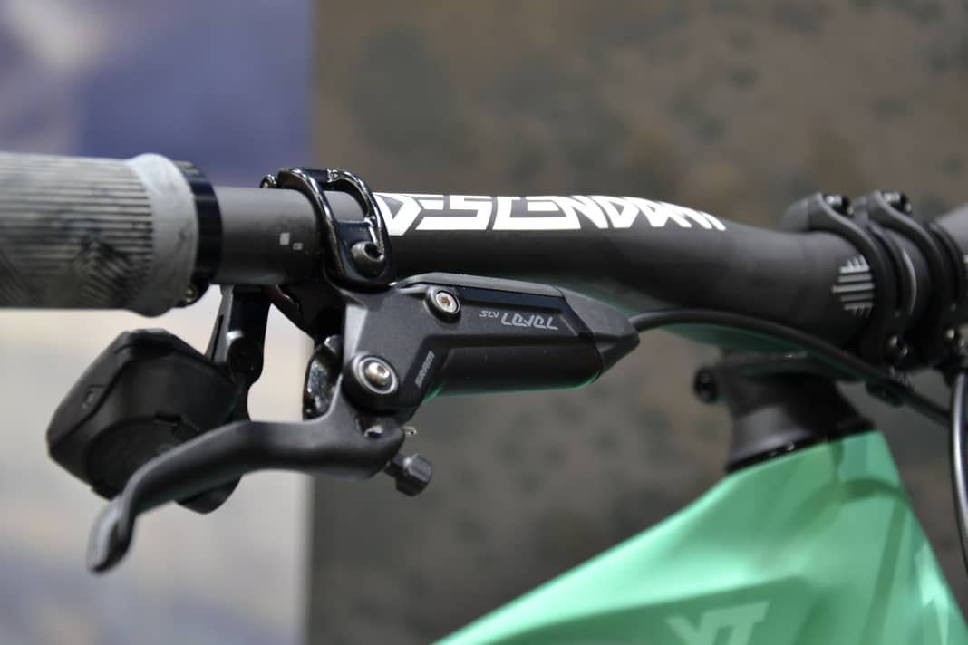 Kurz vor der Messe hatte Sram seine neue Linie der Stealth Bremsgriffe angekündigt.