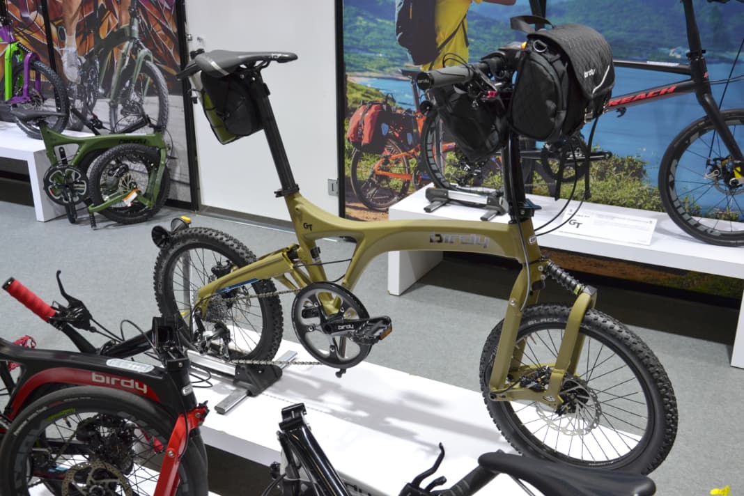 The Birdy GT is a 20-inch folding bike and one of many models from the manufacturer - and one of many folding bikes at the trade fair.