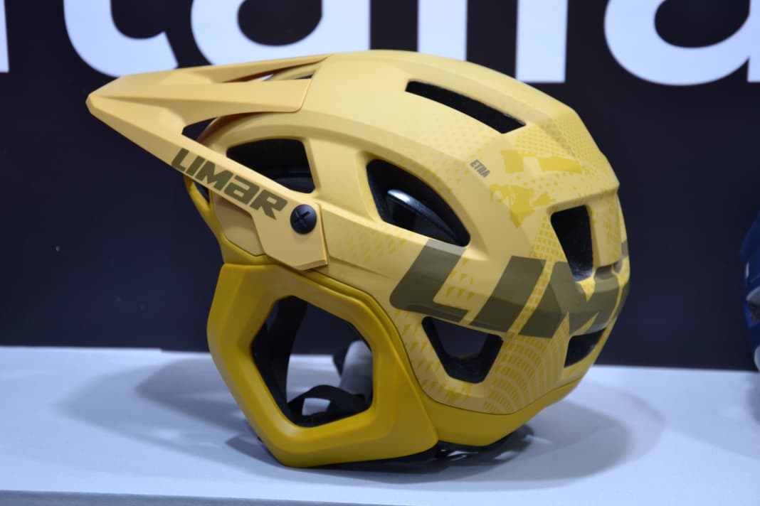 Der neue Limar Enduro-Helm kommt demnächst auf den Markt. Er soll noch mehr Schutz vor allem im Ohrbereich bieten, ohne die Abgeschlossenheit eines Fullface-Helms.