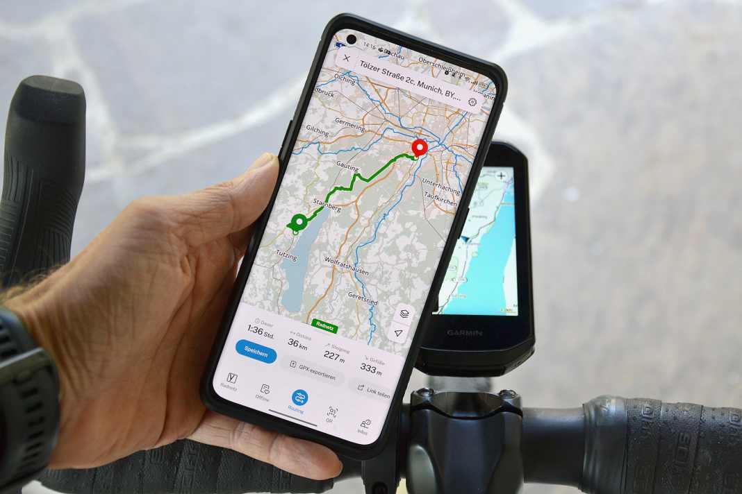 New from and for Bavaria: The cycle app Radroutenplaner - does exactly that, and it does it well.