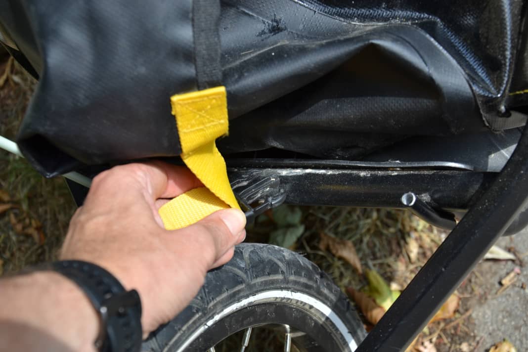 Well, where is the other end of the buckle?