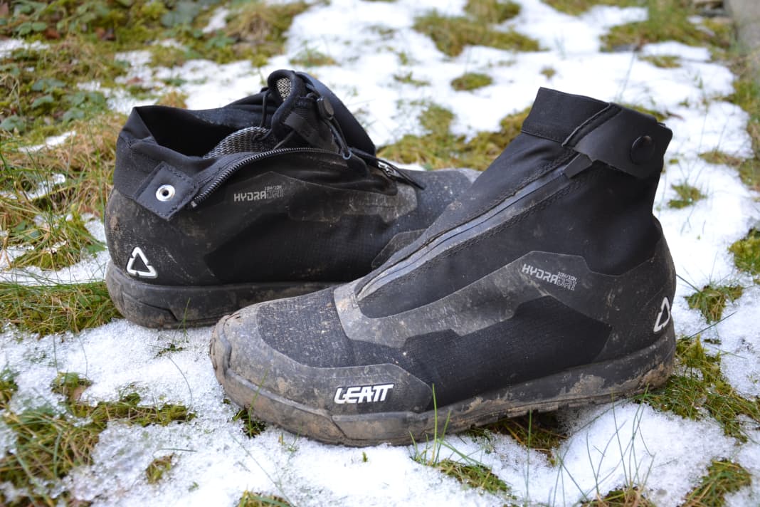 Die Leatt 7.0 HydraDri Winter-MTB-Schuhe haben mich die letzten Monate begleitet.