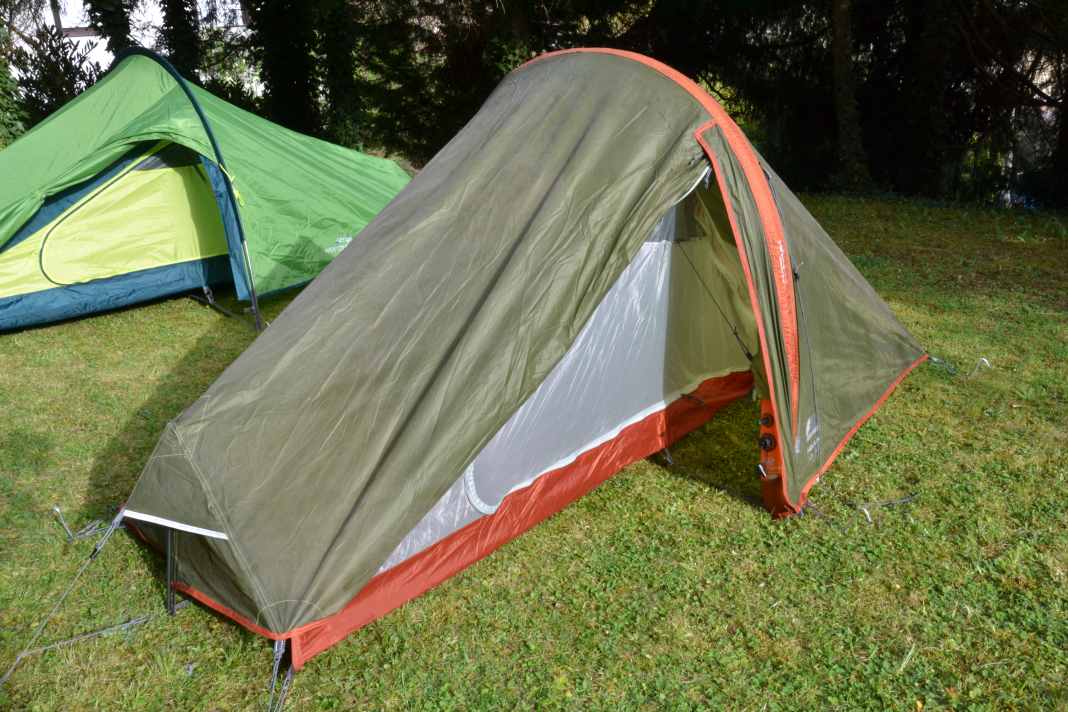 With a little practice, the tent can be erected in just over six minutes.