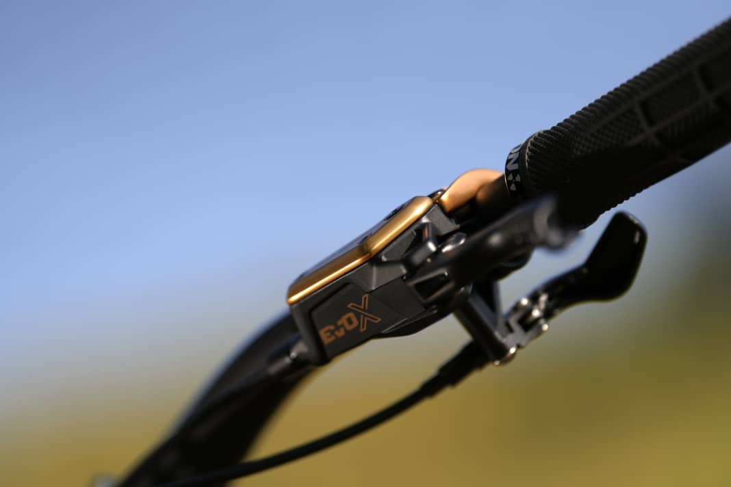 In addition to the EVO PRO, TRP is presenting the EVO X, a brake that has been specially developed for XC, light trail and down-country bikes.