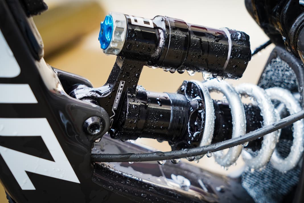 The new Push Industries SV8 steel spring damper is lightweight and compact