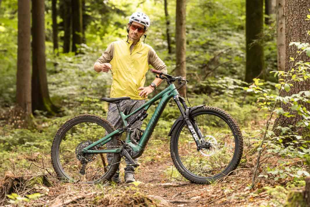 Bike and pilot. Tester Laurin, 73 kilos, 1.78 metres tall | Specialized Levo SL: 20.2 kilos, size: S4.