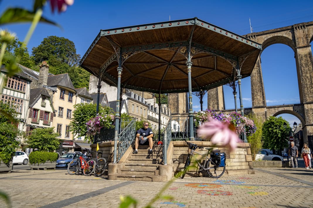 The pretty town of Morlaix is easily accessible by train and is a good starting point