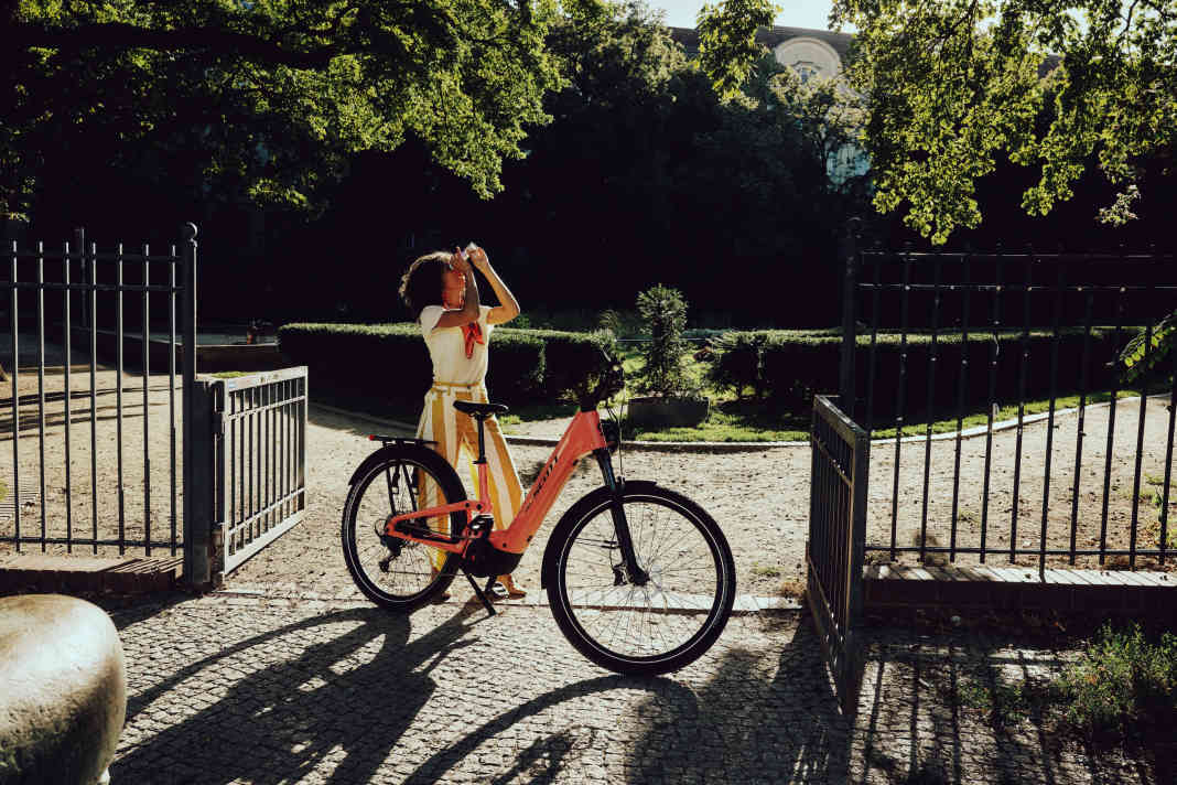 The E-Ville is Scott’s new full-suspension low-step bike.
