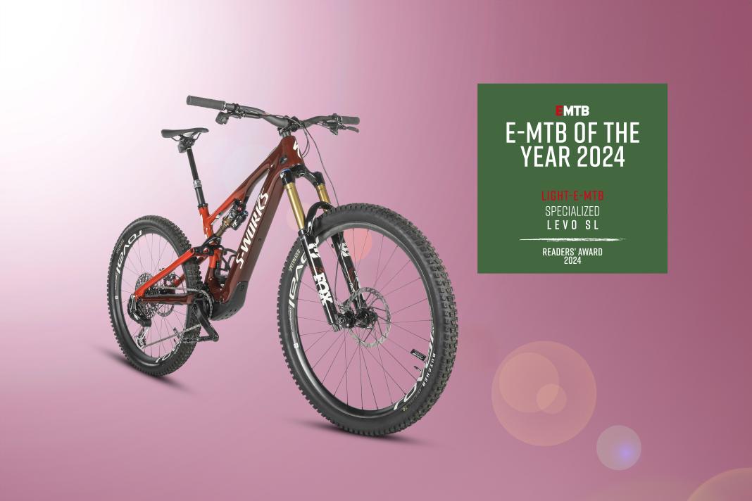 E-MTB Of The Year in the Light E-MTB category: the Specialized Levo SL. A clear winner with 38 per cent of the votes in the reader poll.