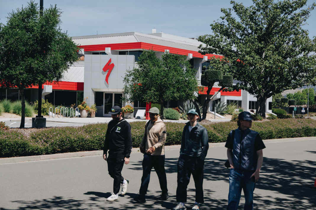 Le grand S sous le soleil californien : le siège social de Specialized Bikes se trouve à Morgan Hill.