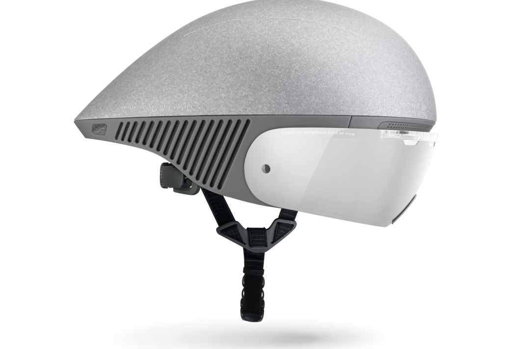 Le casque aérodynamique de Fizik appelé Kunèe.