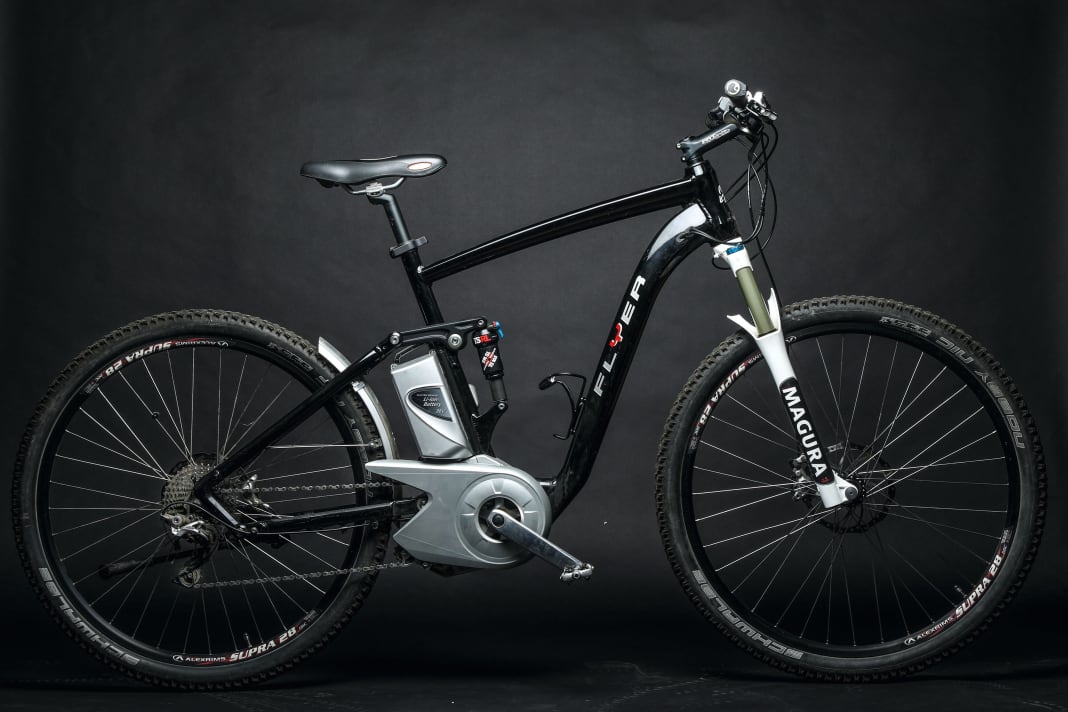 Das Flyer aus der Serie X war 2010 gemeinsam mit dem Haibike EQ Xduro das erste geländetaugliche E-Bike überhaupt.