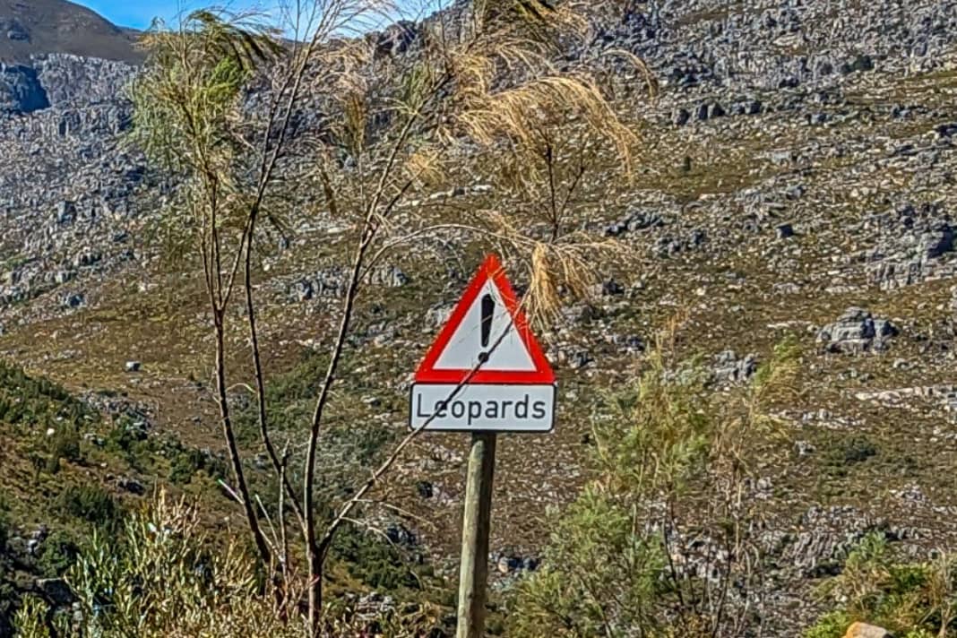 A serious note at the side of the road accompanies the athletes on today's 3rd stage of the Cape Epic 2024.
