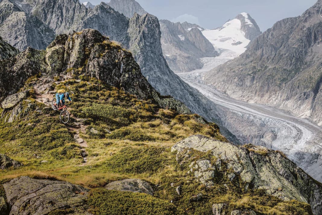 Enduro tour Fiescheralp, Switzerland