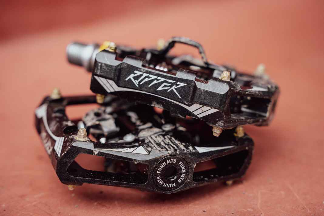 The area of application of the Ripper pedals is quickly clarified: Enduro, freeride, downhill or: Whenever the going gets tough.