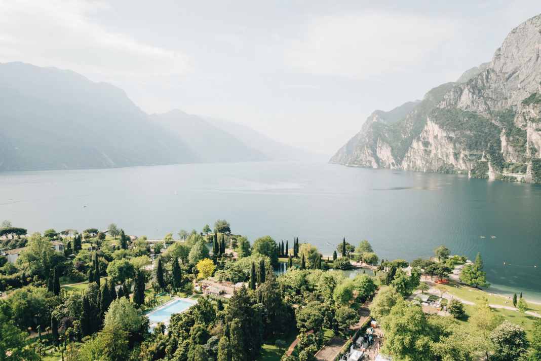 Still a dream after 32 years: the view of Lake Garda and the surrounding mountains of Trentino.