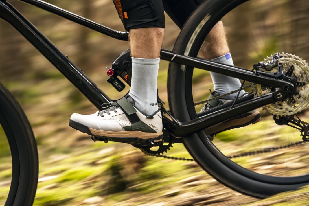 Mit Gravity Enduro und Gravity Flat heißen die zwei Modelllinien von Shimano. Im Bild: der GE700.