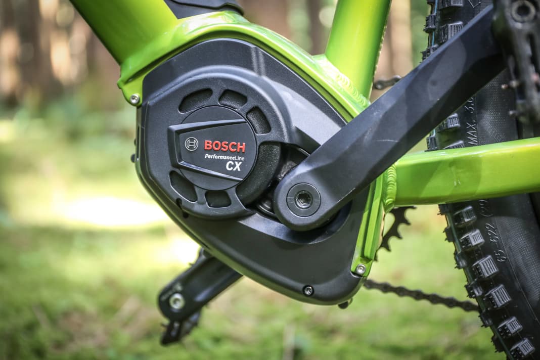 The Bosch Performance CX drive delivers a full 85 Newton metres. The Bionicon therefore has a real top drive.