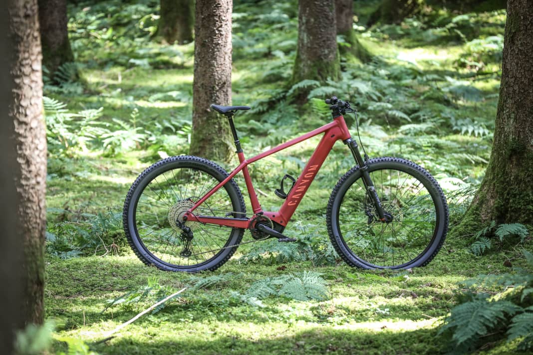 Canyon Gand Canyon:On 8: 3799 Euro // 120 mm // 29 Zoll // Bosch CX // 750 Wh Powertube fest verbaut // 24,04 Kilo