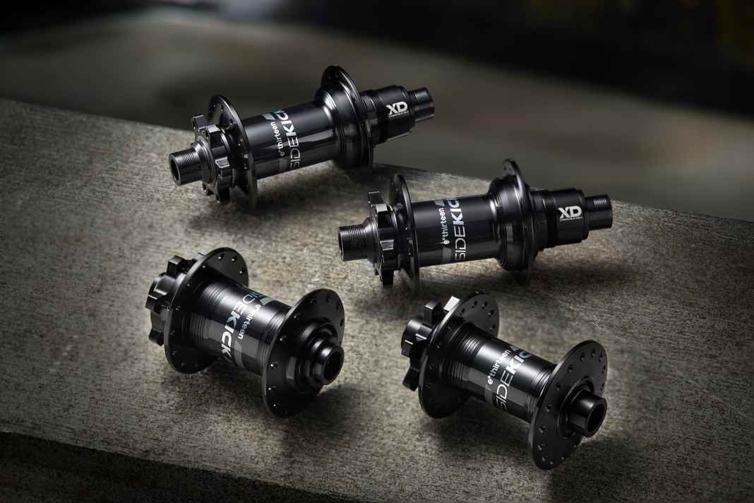 The E*thirteen Sidekick hub for reducing pedal kickback is now available in three versions, with prices ranging from 250 to 400 euros.