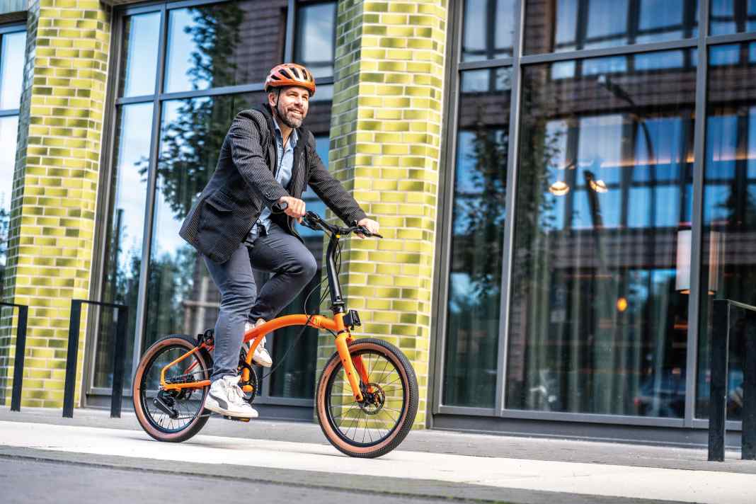 It's orange, it's super nimble, and it's brand new! Brompton has broken new ground with its first 20-inch folding bike.