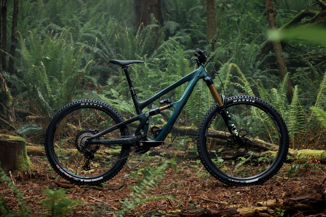 Das Ibis HD6 - die sechste Weiterentwicklung des Enduros - hat nun gerade, schnittige Formen.