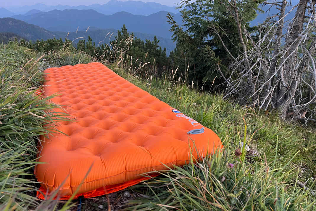Die Big Agnes Zoom UL- Isomatte in ihrem natürlichen Habitat.